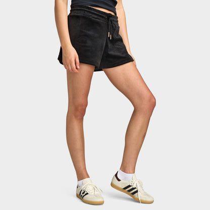 Juicy Couture Women's Drawstring Short With Hotflix / Liquorice