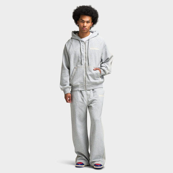 True Religion Super T Cinched Zip Up / Heather Grey – JD Sports