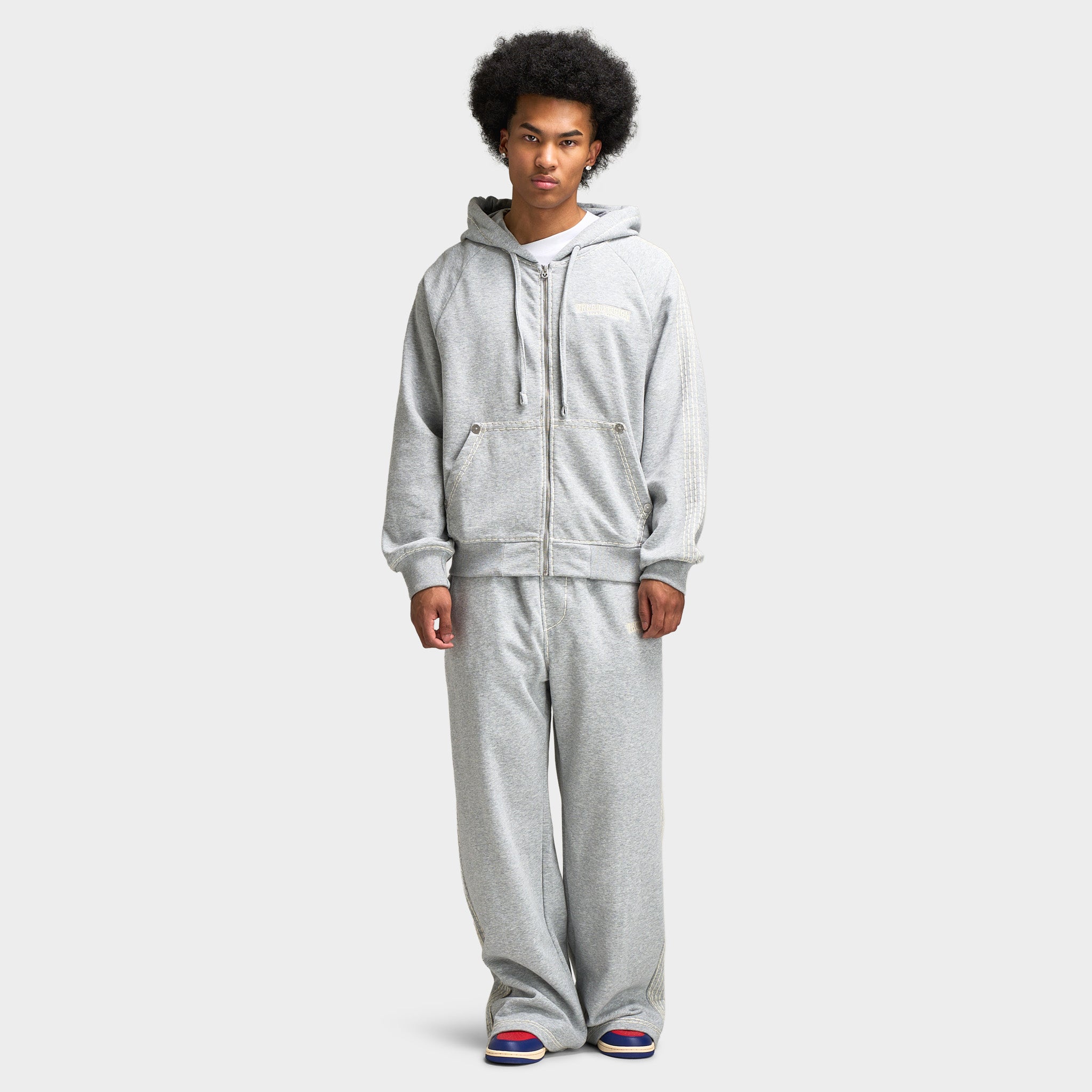 True Religion Super T Baggy Sweats / Heather Grey – JD Sports