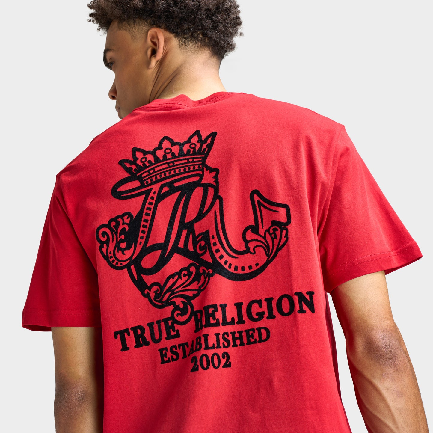 True Religion SS Chest Tee / Red