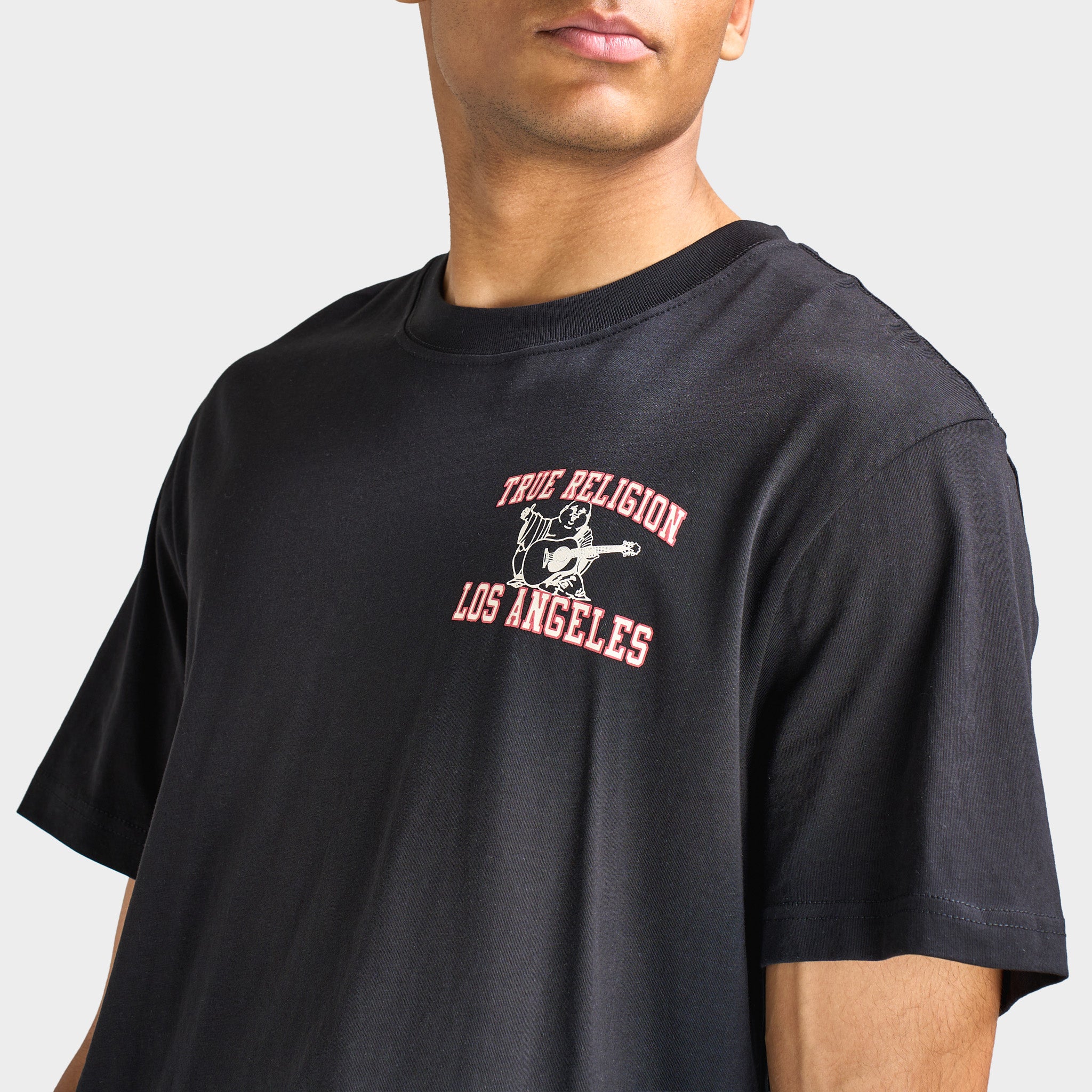 True Religion Mesh Print Buddha T-Shirt / Black – JD Sports