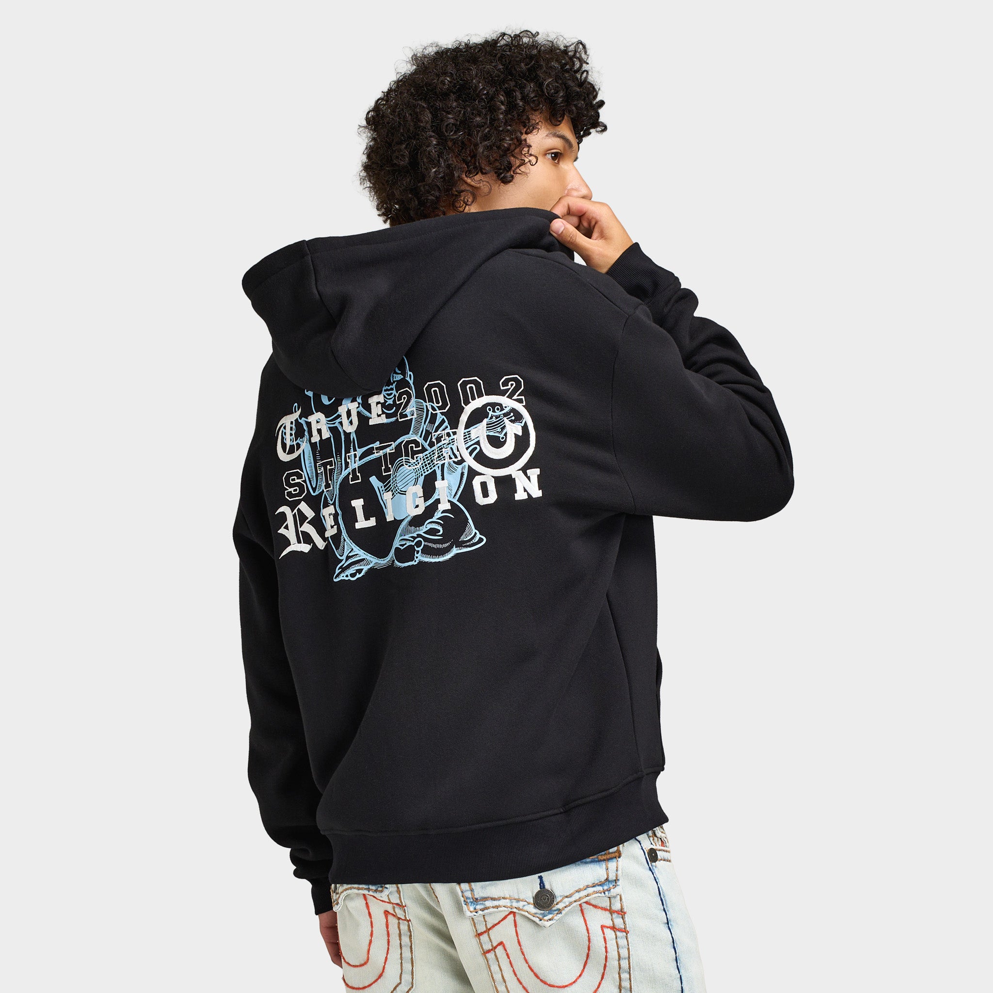 True Religion Buddha Logo Zip Hoodie / Black – JD Sports