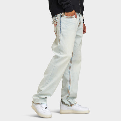 True Religion Jeans Bobby Super T Flap / Délavage clair Quiet Steel