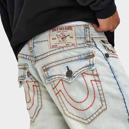 True Religion Jeans Bobby Super T Flap / Délavage clair Quiet Steel
