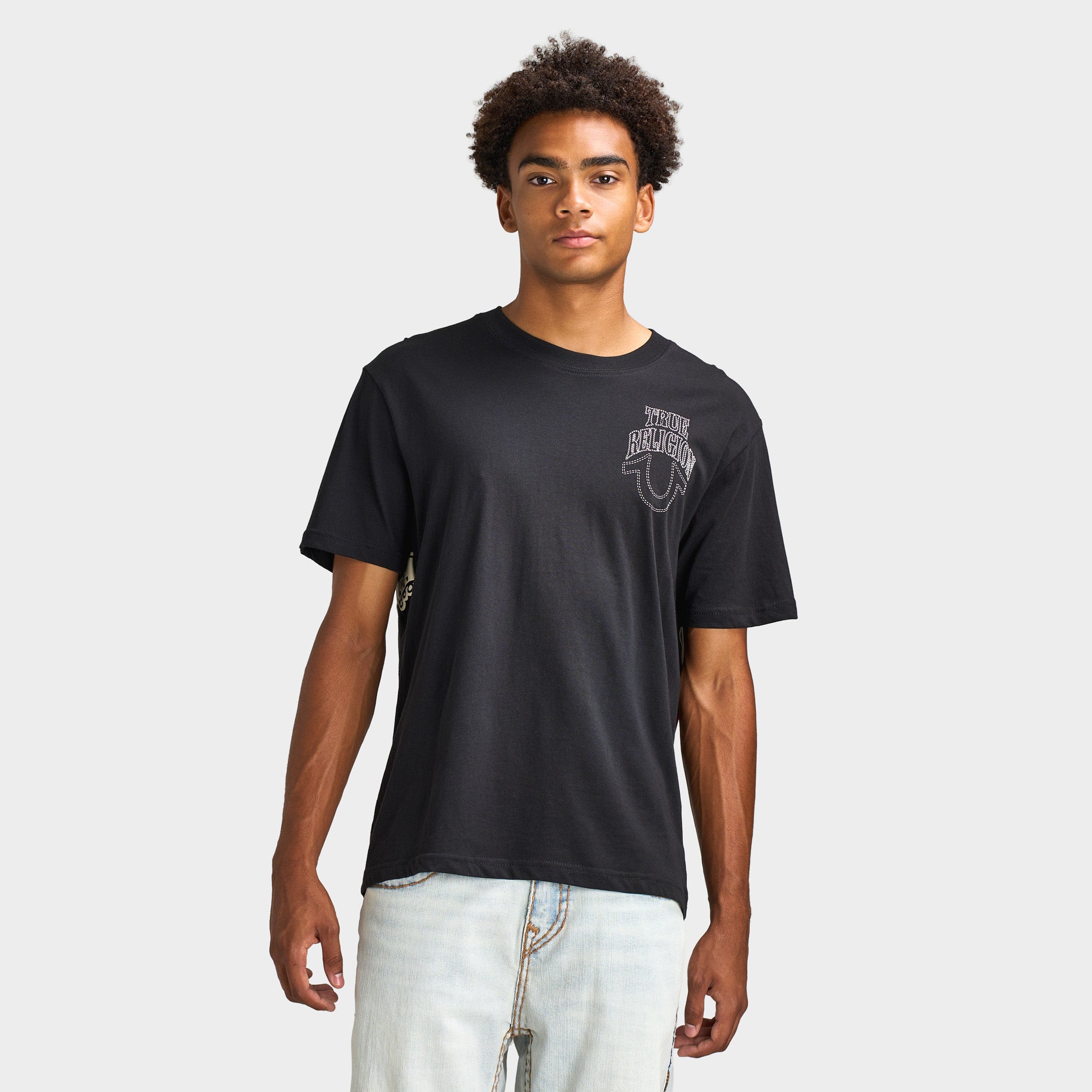 True Religion No 1 Buddha T-Shirt / Jet Black – JD Sports