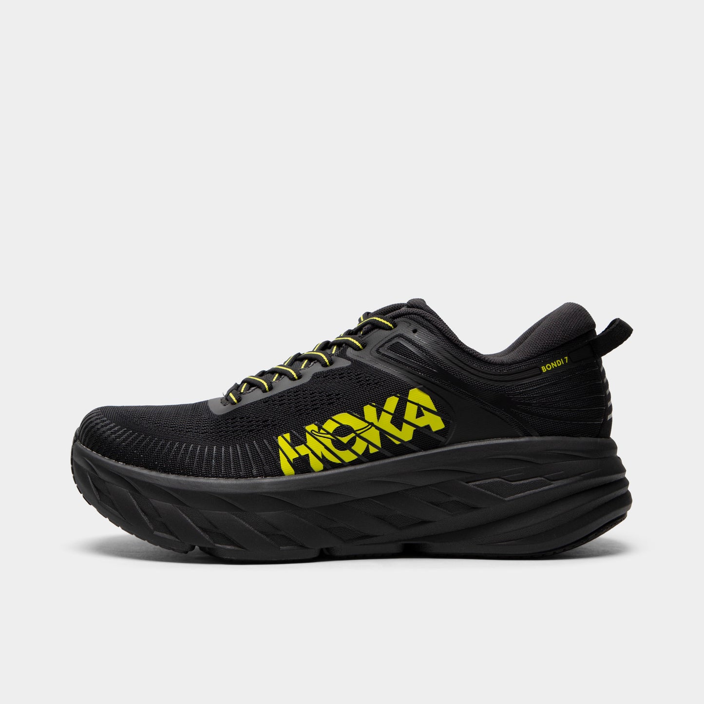 HOKA Bondi 7 Noir / Hoka Agrumes