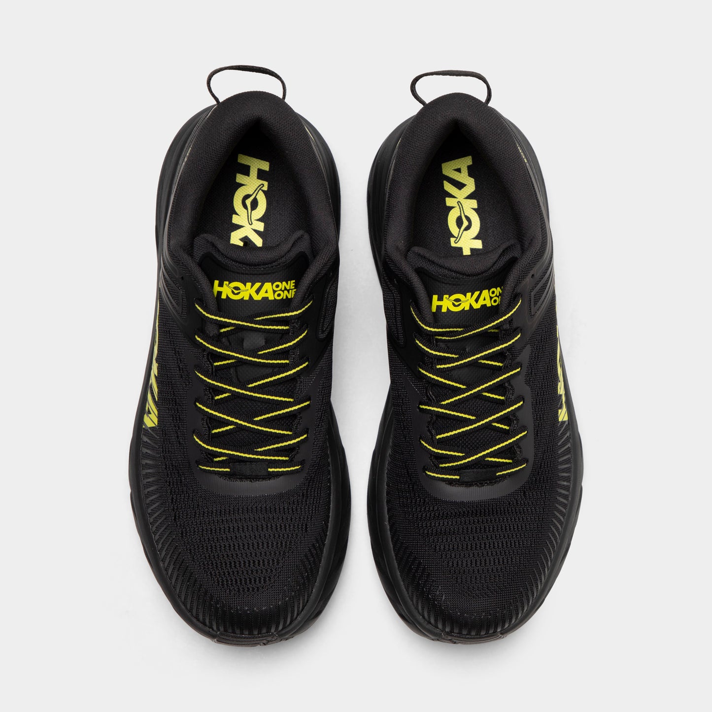 HOKA Bondi 7 Noir / Hoka Agrumes