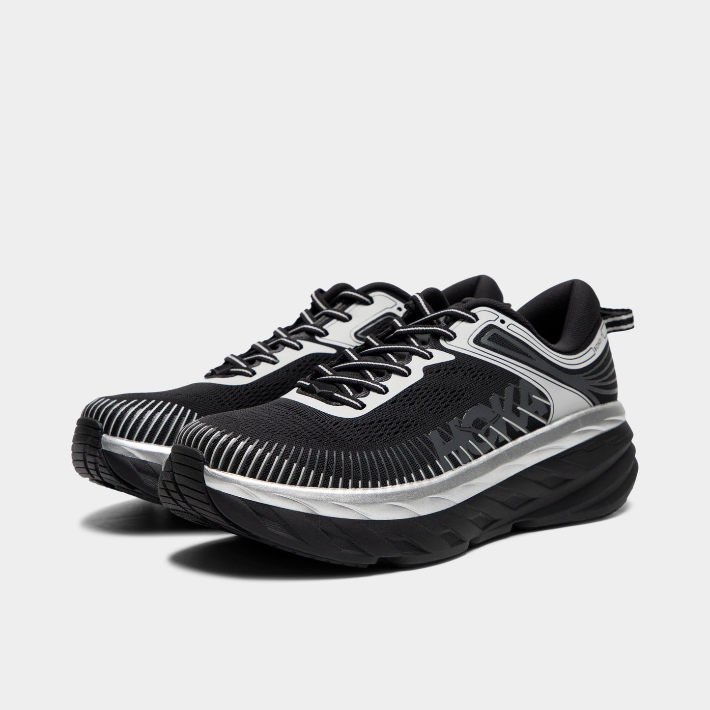 Hoka Bondi 7 Noir / Poussière d'étoile