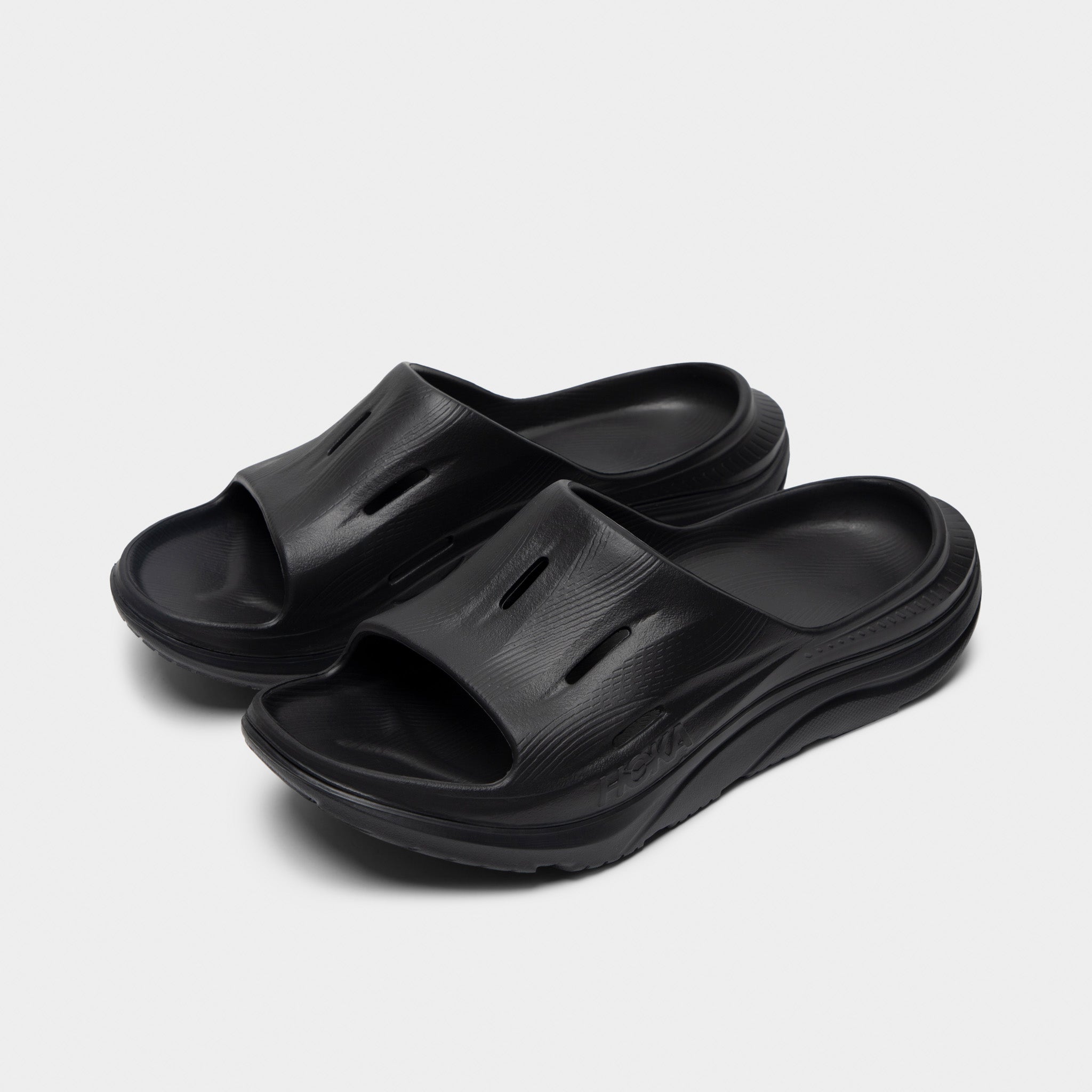 HOKA ORA Recovery Slide 3 ブラック 12 Hoka Ora Recovery Slide 3 Black / Black – JD Sports