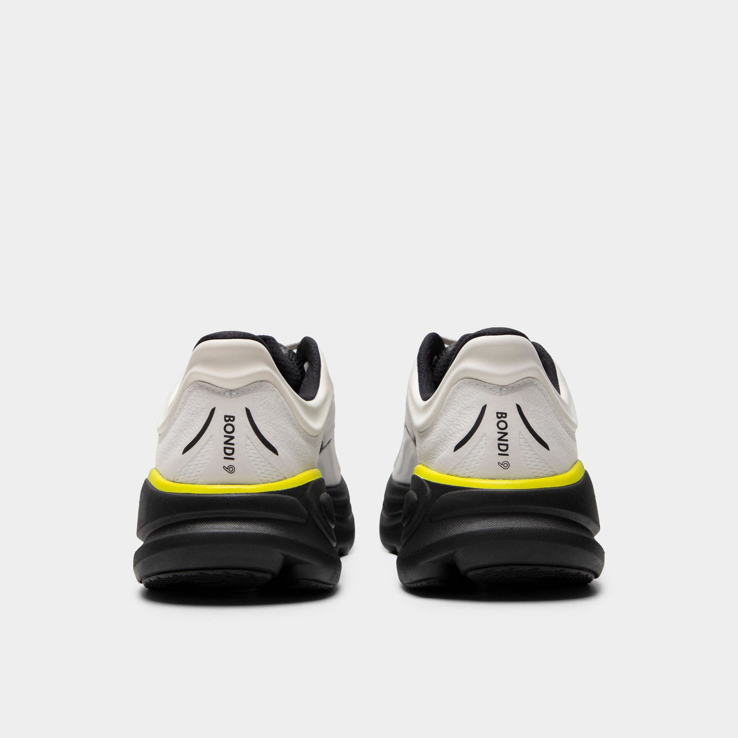Hoka Bondi 9 Blanc / Agrume