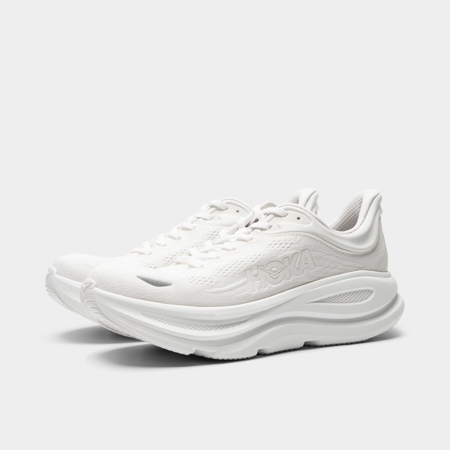 Hoka Bondi 9 White / White