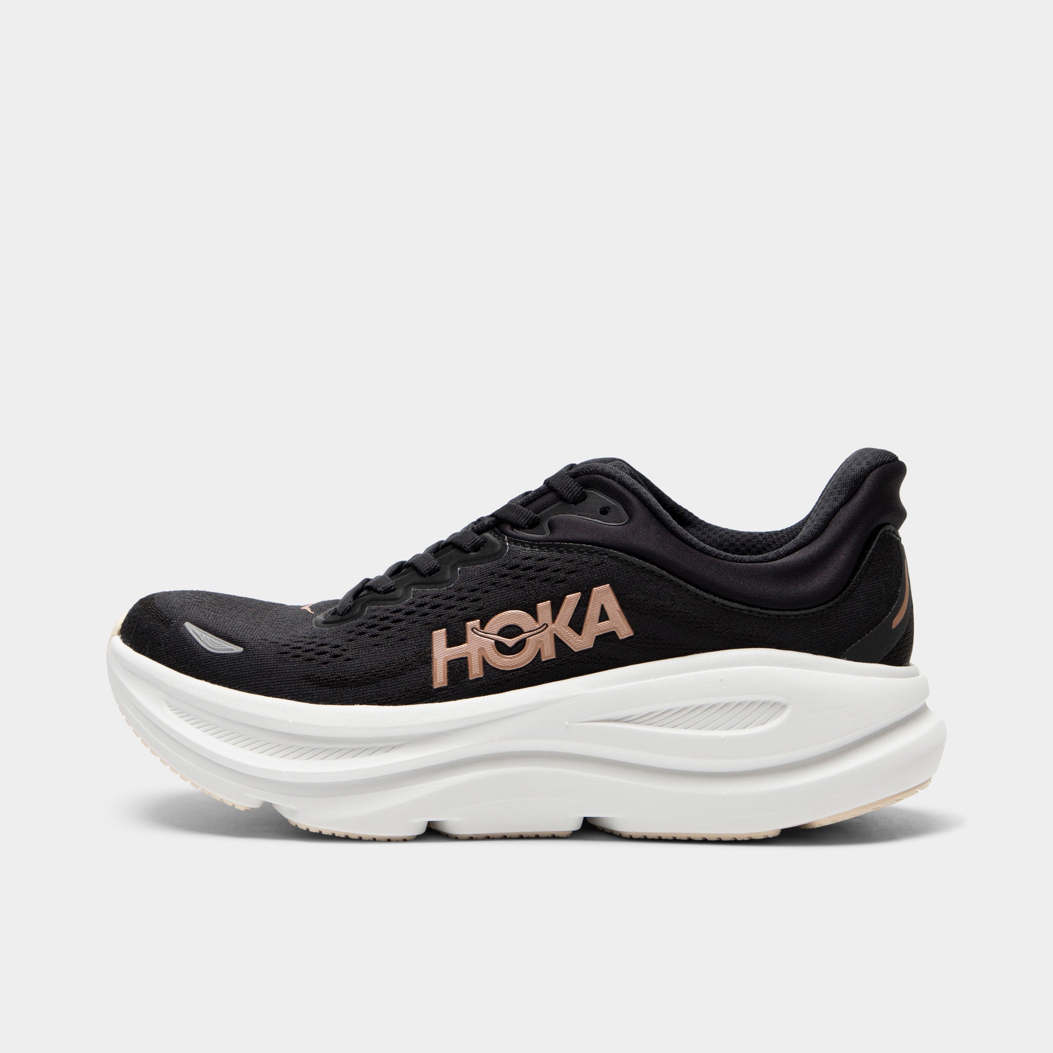 Hoka Women's Bondi 9 Black / Rose Gold – JD Sports