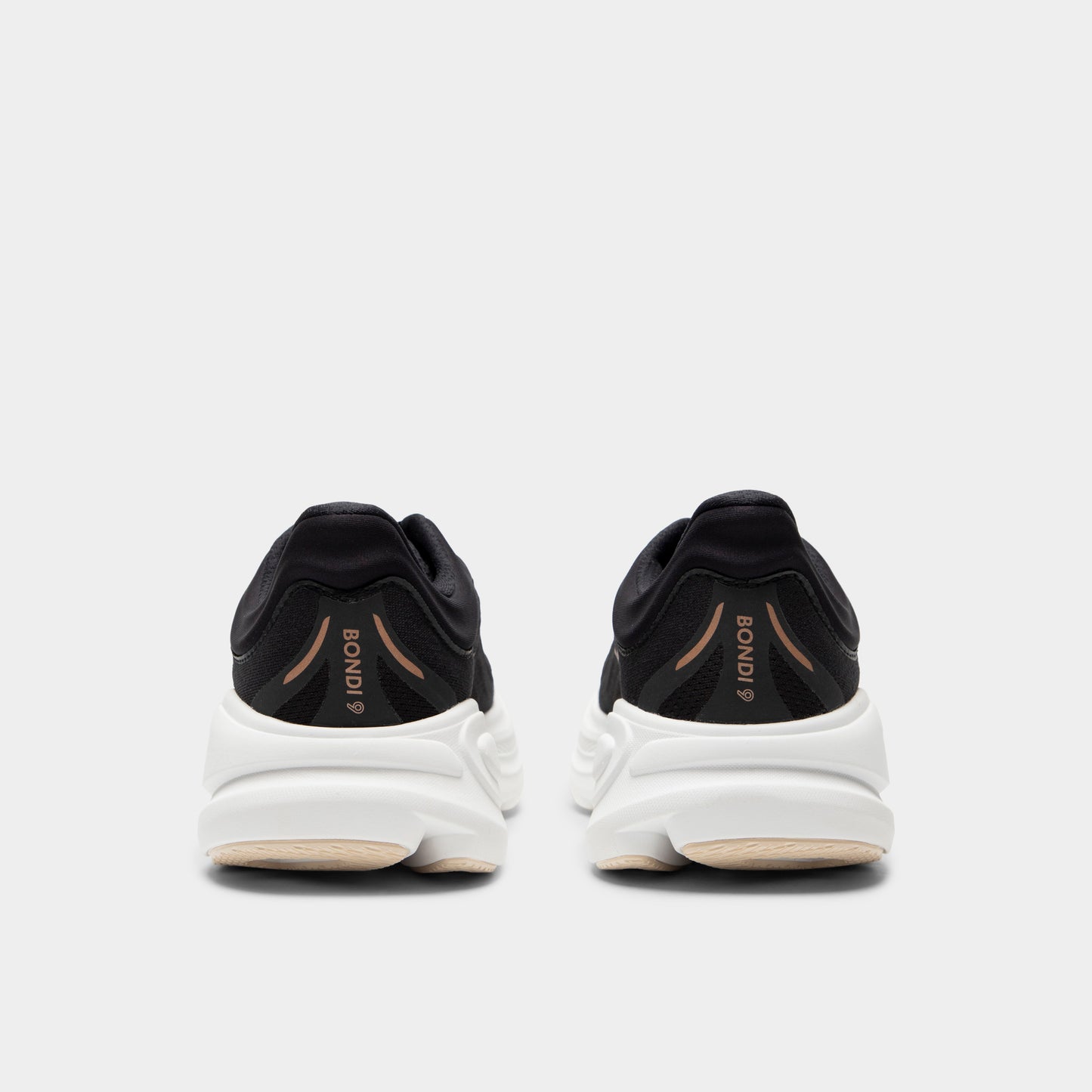Hoka Women's Bondi 9 Black / Rose Gold