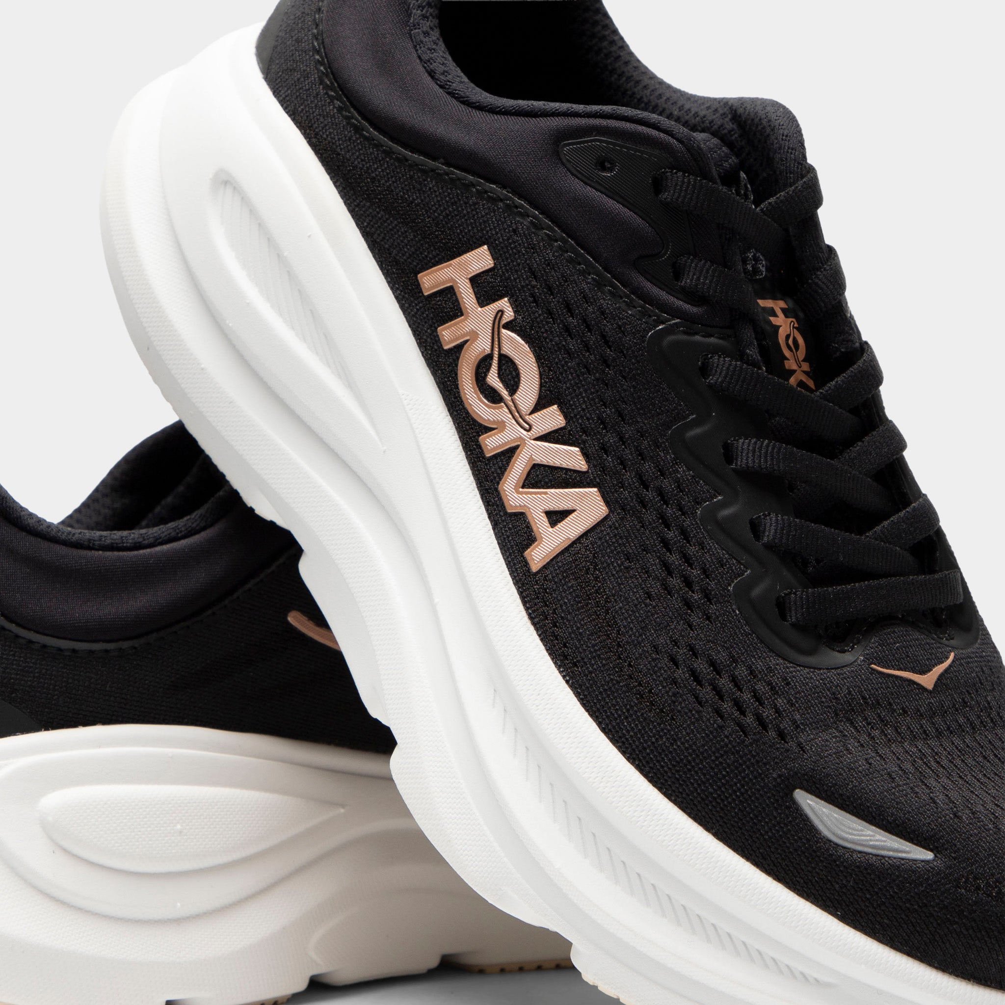 Hoka Women's Bondi 9 Black / Rose Gold – JD Sports