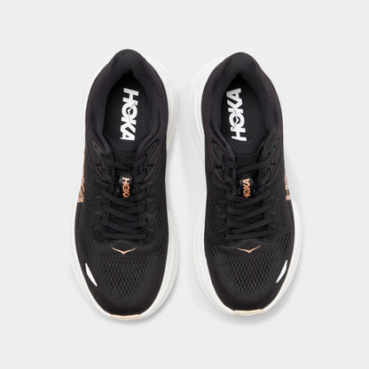 Hoka Women's Bondi 9 Black / Rose Gold