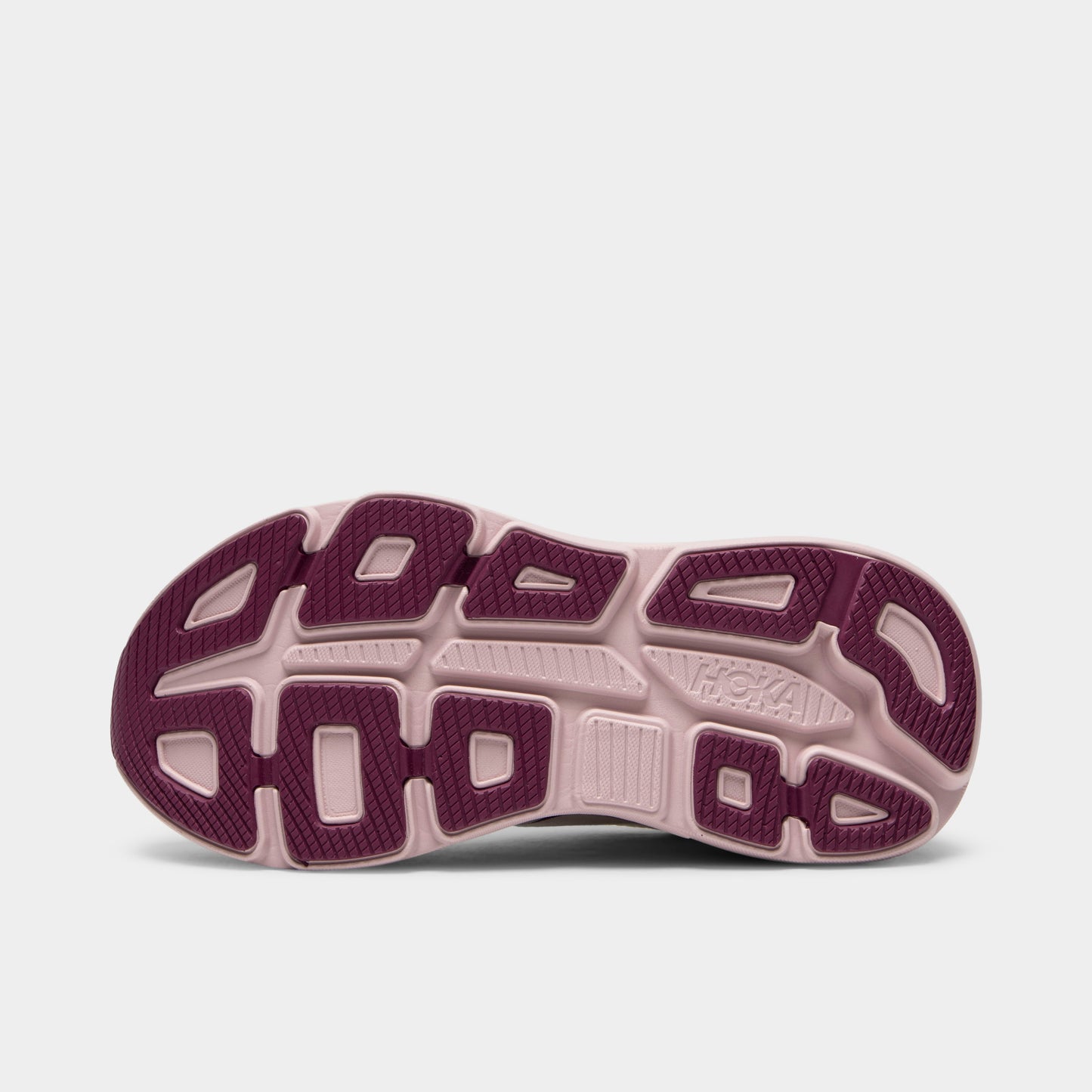 Hoka Femme Bondi 9 Blanc / Opaline Rose