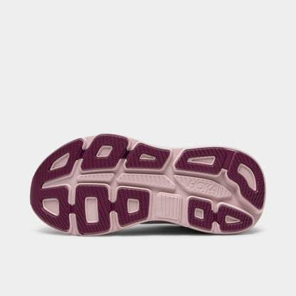 Hoka Femme Bondi 9 Blanc / Opaline Rose