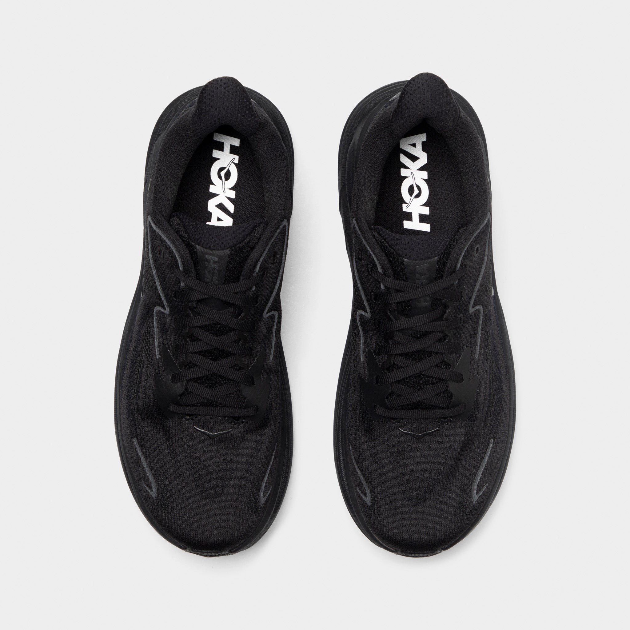 Hoka Clifton 10 Black / Black – JD Sports