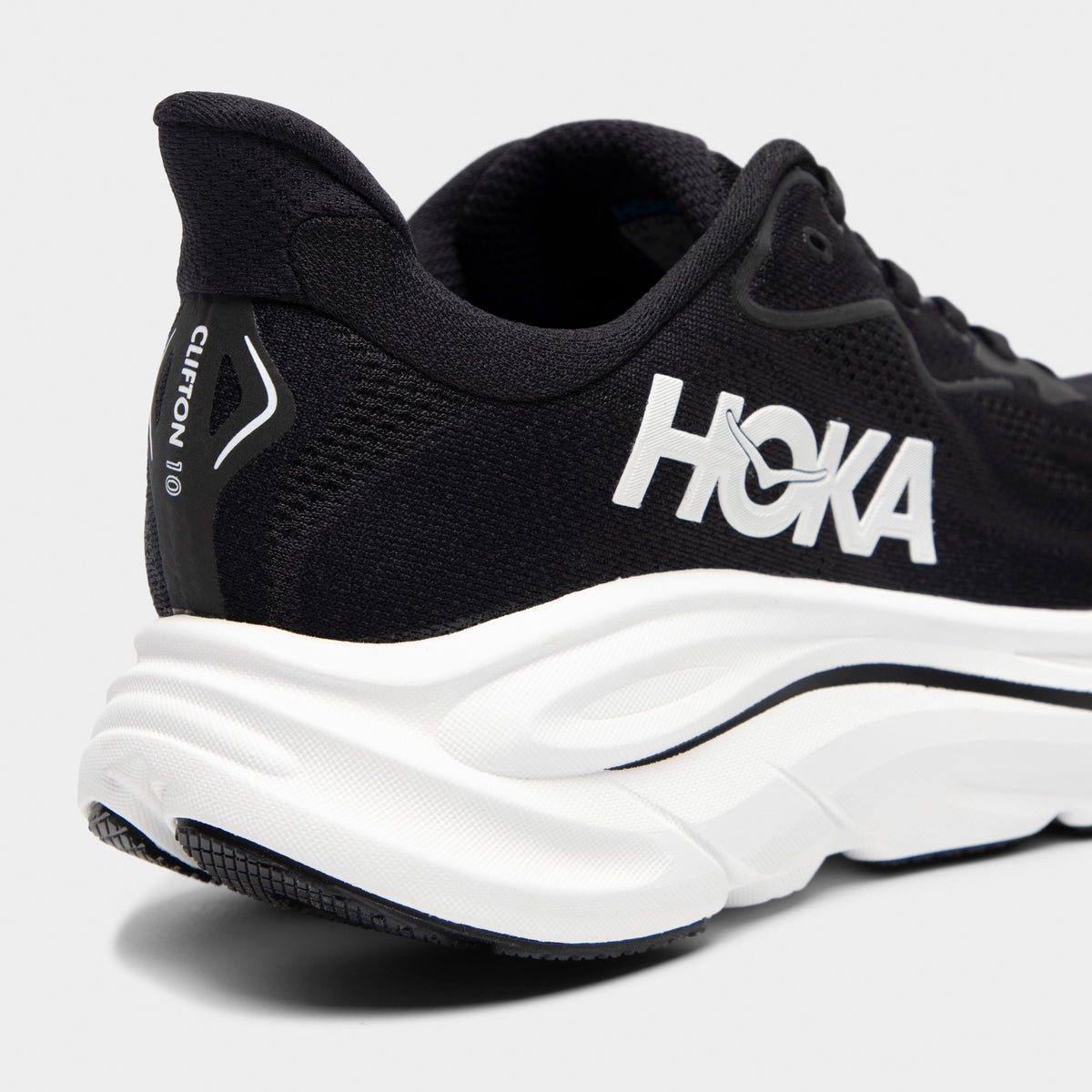 HOKA Clifton 10 Black White JD Sports hoka-clifton-10-black-white-jd-sports