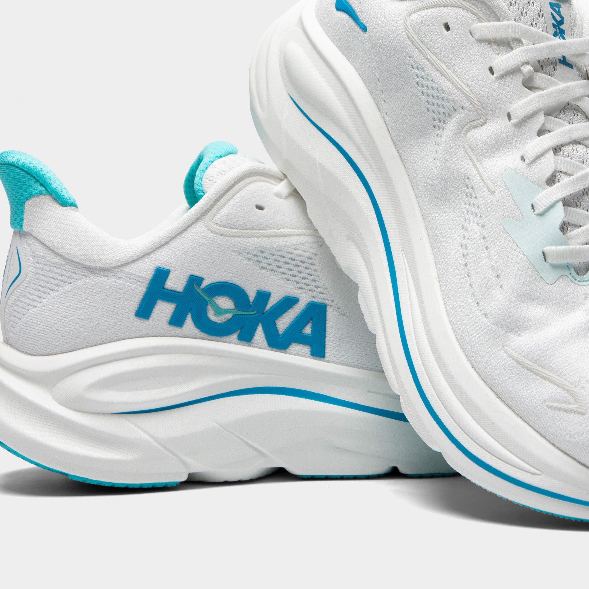 Hoka Clifton 10 White / Silver – JD Sports