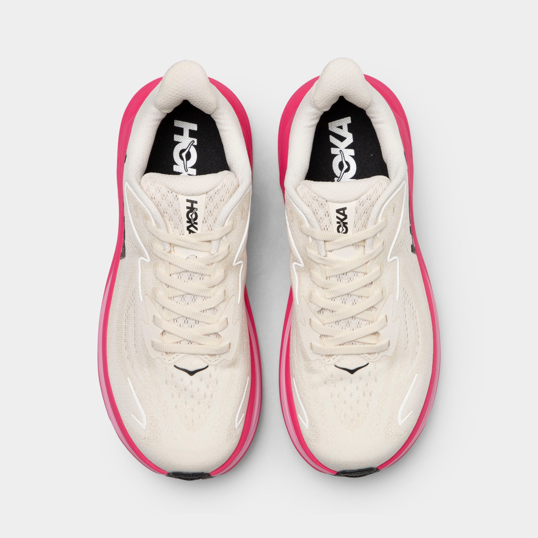 HOKA Women's Clifton 10 Alabaster / Neon Dragonfruit – JD Sports