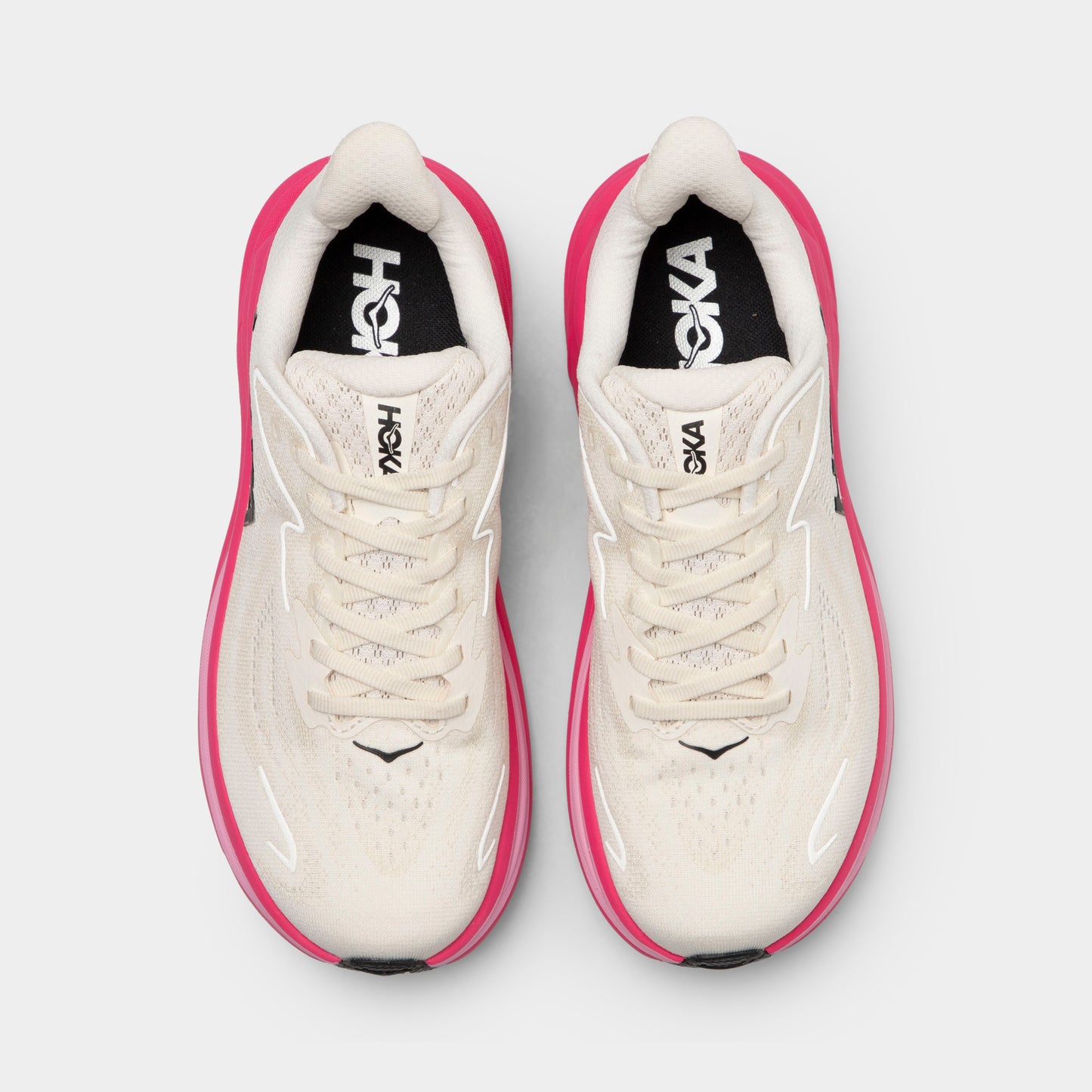 Hoka Femmes Clifton 10 Albâtre / Fruit du Dragon Néon 