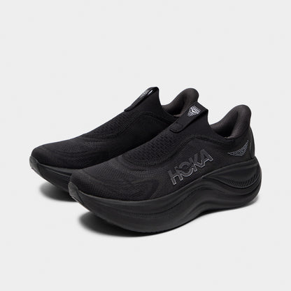 Hoka Skyward Laceless Black / Black