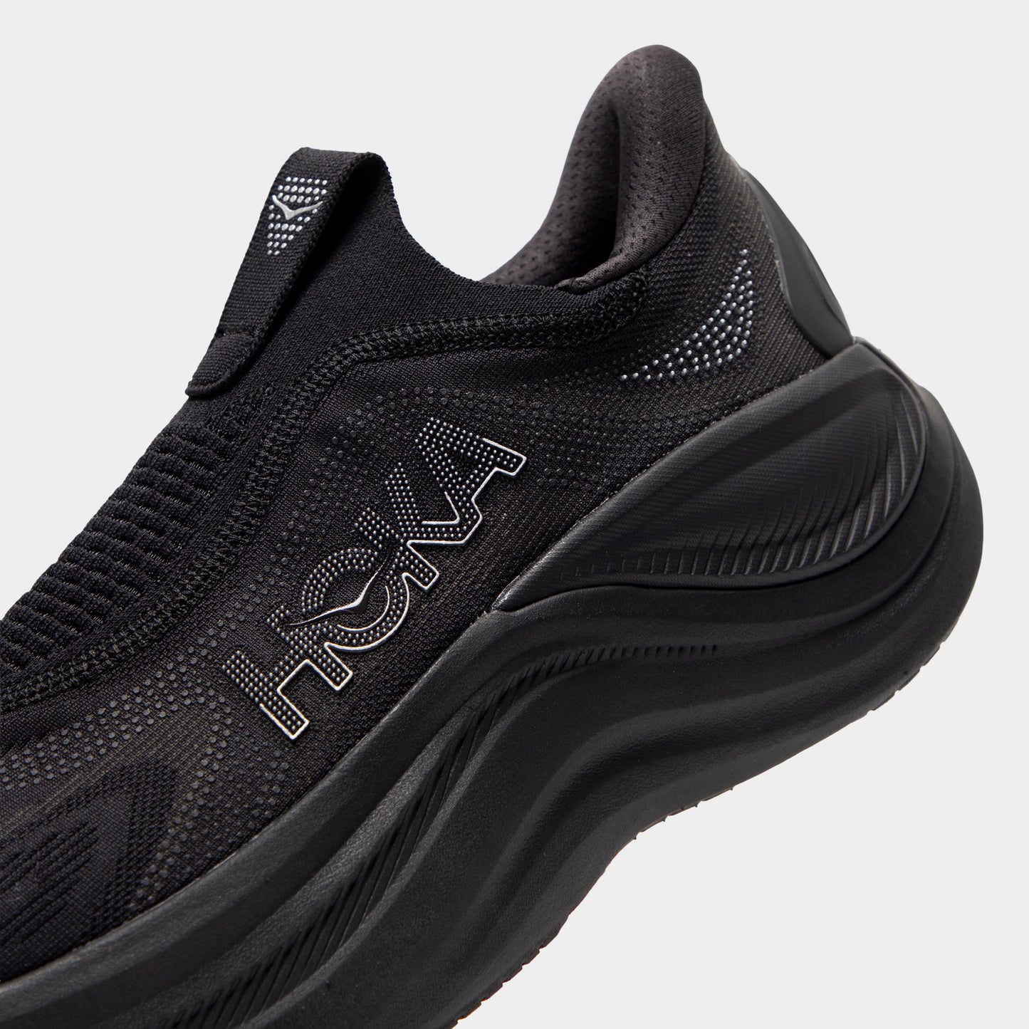 Hoka Skyward Laceless Black / Black