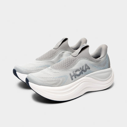 Hoka Skyward Laceless Grey / White