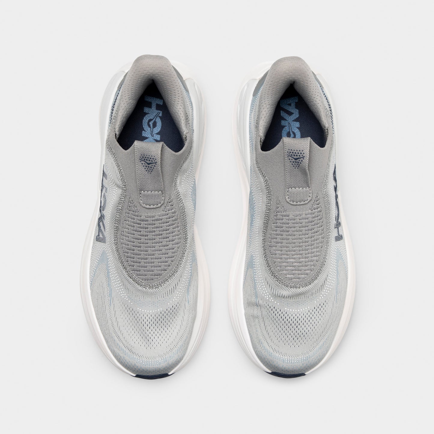 Hoka Skyward Laceless Grey / White