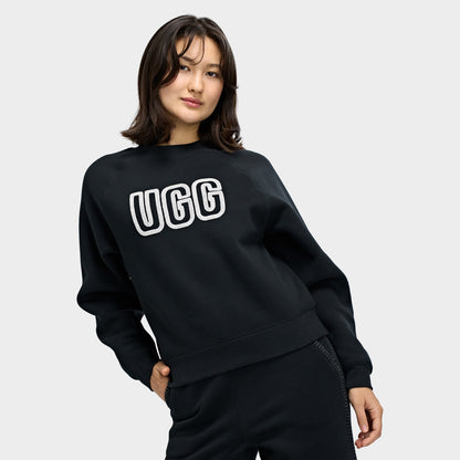 Haut ras du cou UGG avec logo / Noir