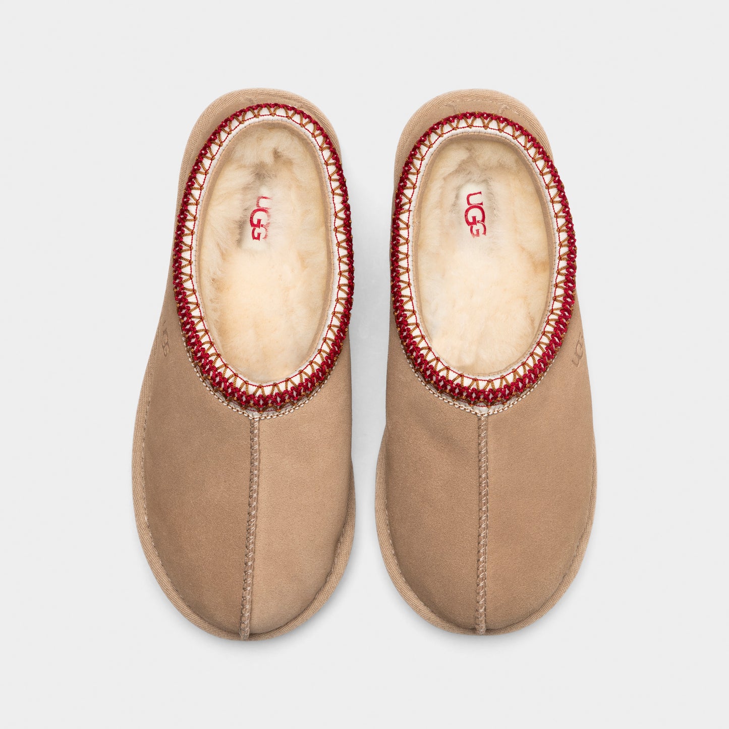 UGG Women's Tasman II Sand / Dark Cherry