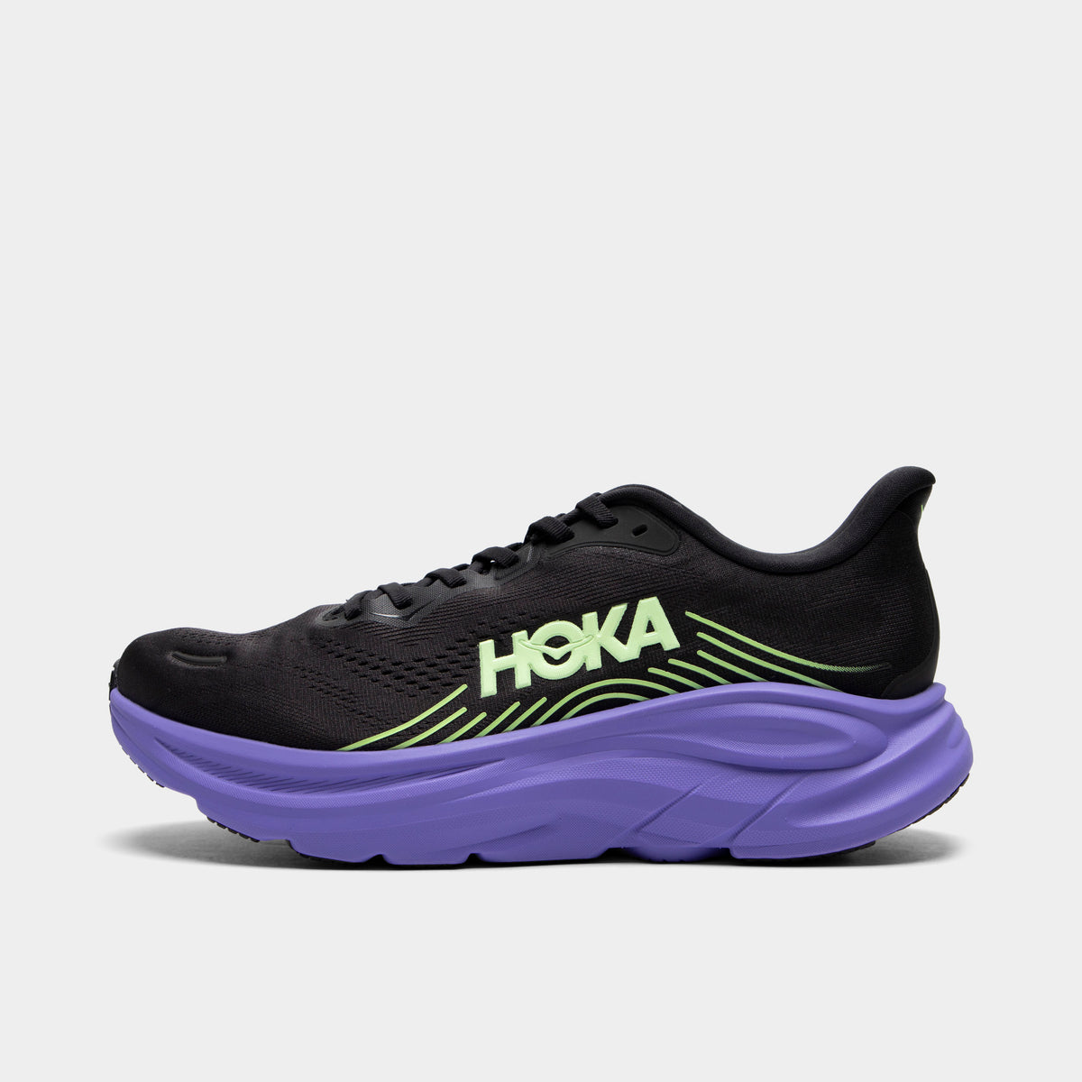 Hoka Clifton 11 Black / Neon Yuzu