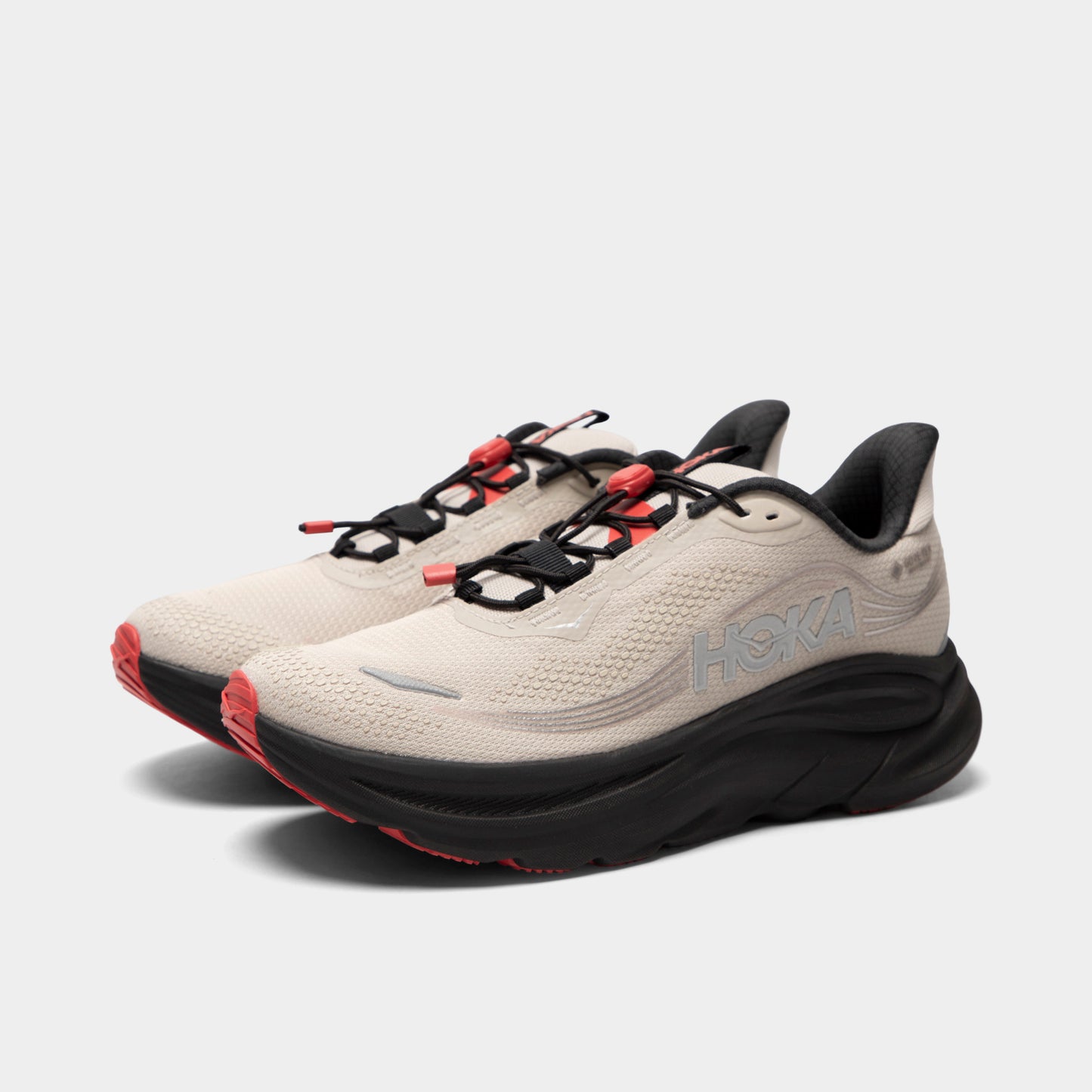 HOKA Clifton 11 GTX River Rock Gris / Noir Carbonne