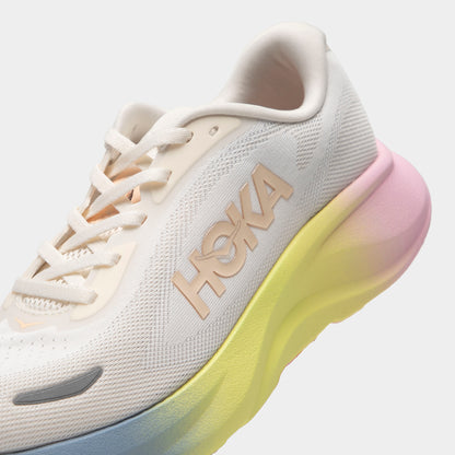 HOKA Rincon 5 Femme Alabaster / Tangerine Glow