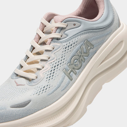 Hoka Femme Bondi 9 Albâtre / Bleu Minéral