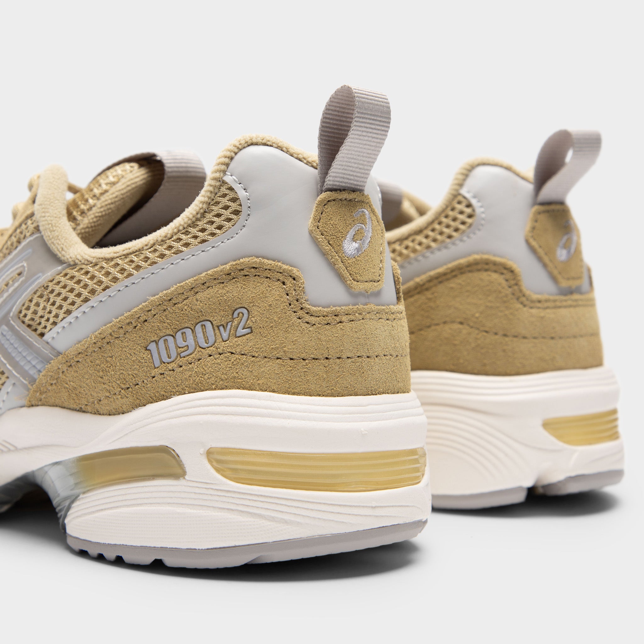 ASICS Women's Gel-1090v2 Khaki Beige / Oyster Grey – JD Sports