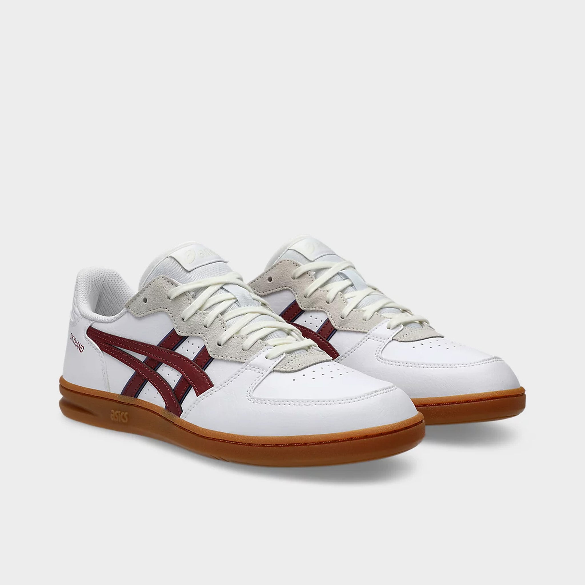 ASICS SKYHAND OG White / Burgundy - Gum – JD Sports