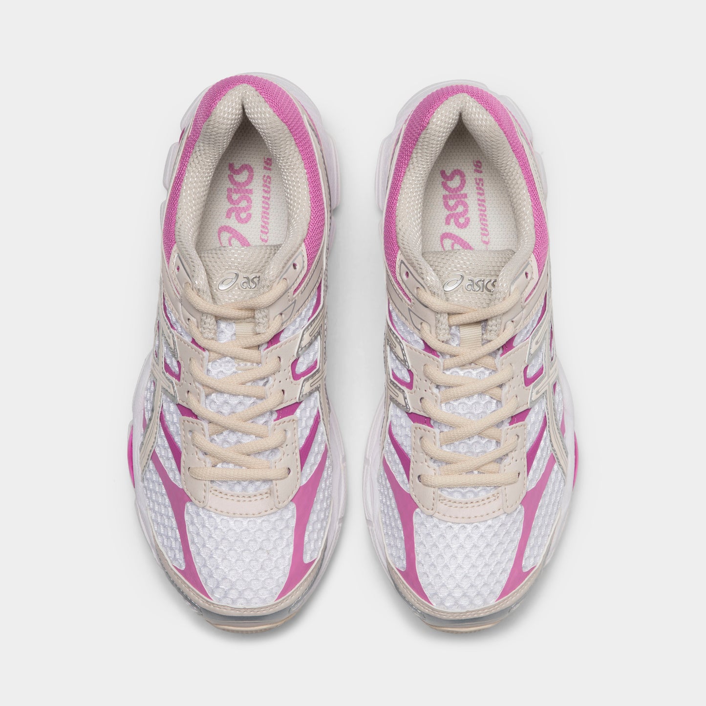 ASICS Femme Gel-Cumulus 16 Blanc / Crème Rose