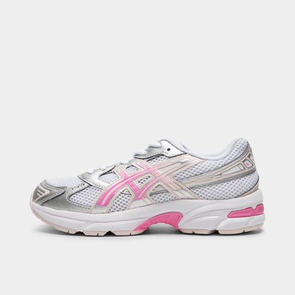 ASICS Juniors' GEL-1130 White / Dragonfruit