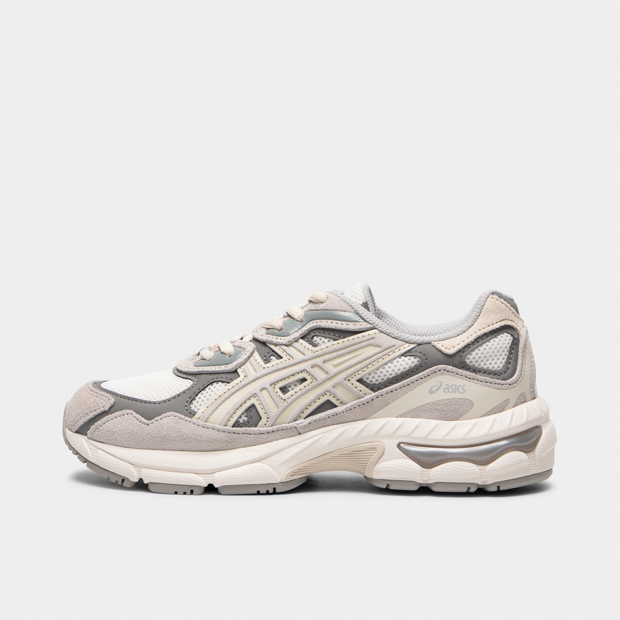 靴 asics GEL-nyc cream/gray ASICS Men's Gel-NYC Cream Cloud Grey Running Shoes, from