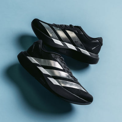 adidas EVO SL Core “Black / Metallic Silver” shoe. Shop Adidas now at JD Sports.