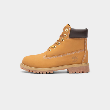 Timberland Juniors' 6-Inch Premium Waterproof Boot "Wheat Nubuck" shoe. Shop Kids' Shoes now at JD Sports