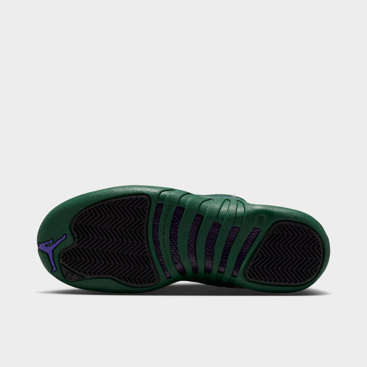 Jordan 12 Retro GS Summit White / Gorge Green - Black