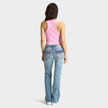 True Religion - Débardeur femme Buddha Goddess / Rose prismatique