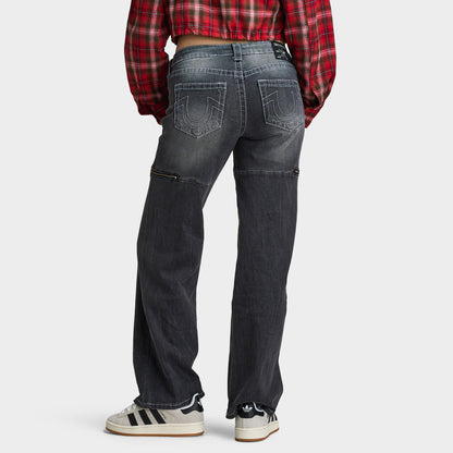 True Religion Femmes Bobbi à taille basse ample T-Shirt / Marée au clair de lune