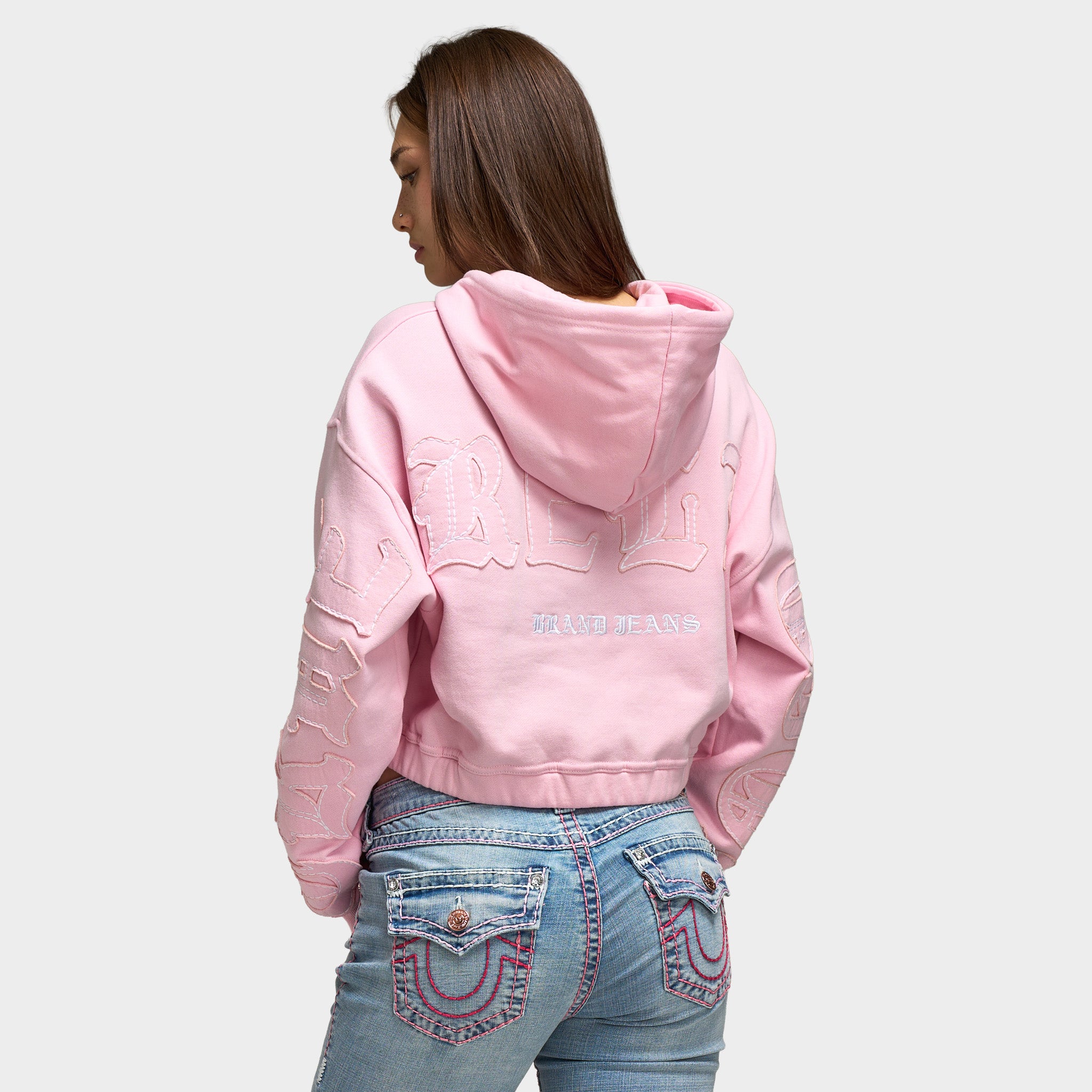 TRUE RELIGION レインボーピンク True Religion Women's Relax Full-Zip Hoodie / Fairytale – JD Sports