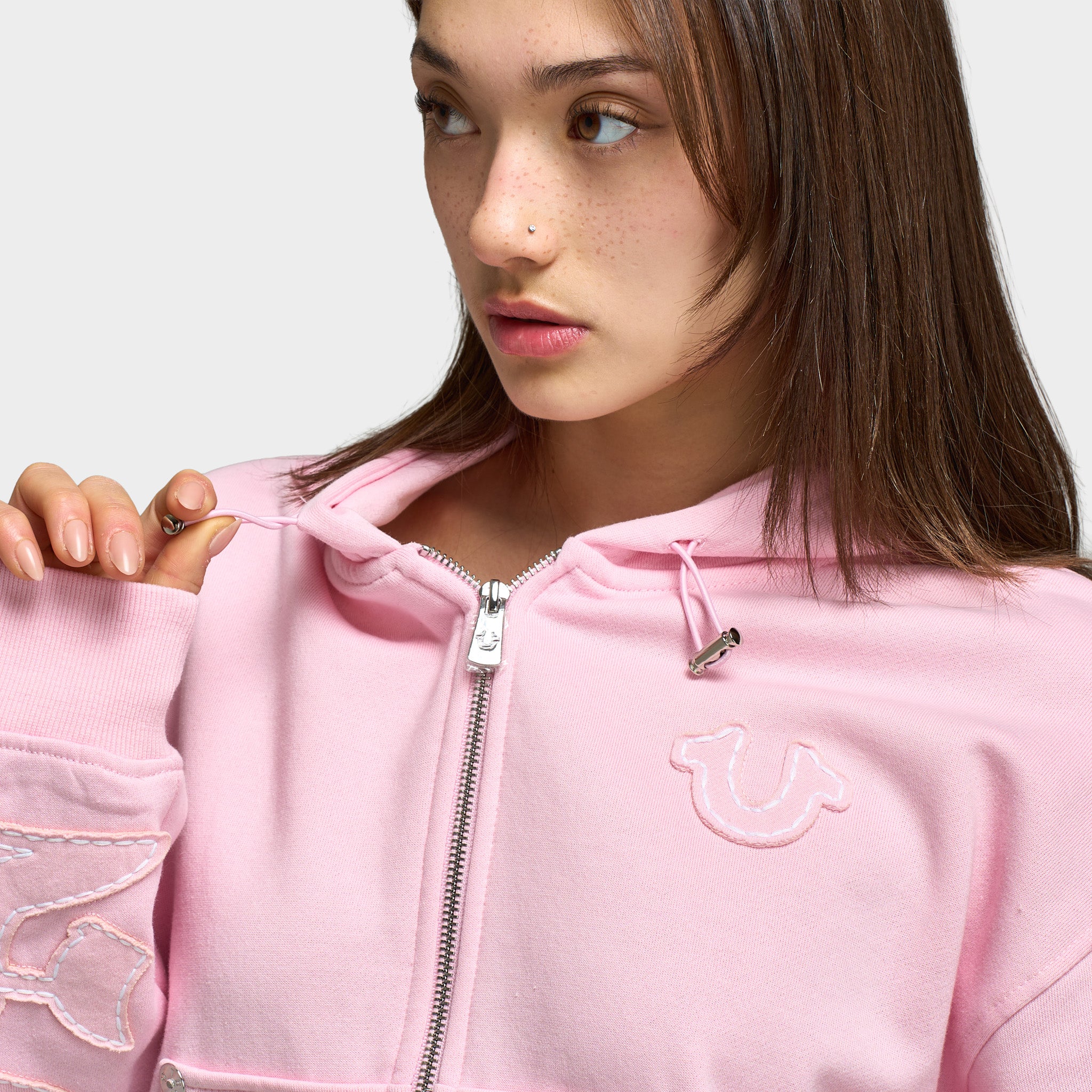 True Religion Women's Relax Full-Zip Hoodie / Fairytale – JD Sports