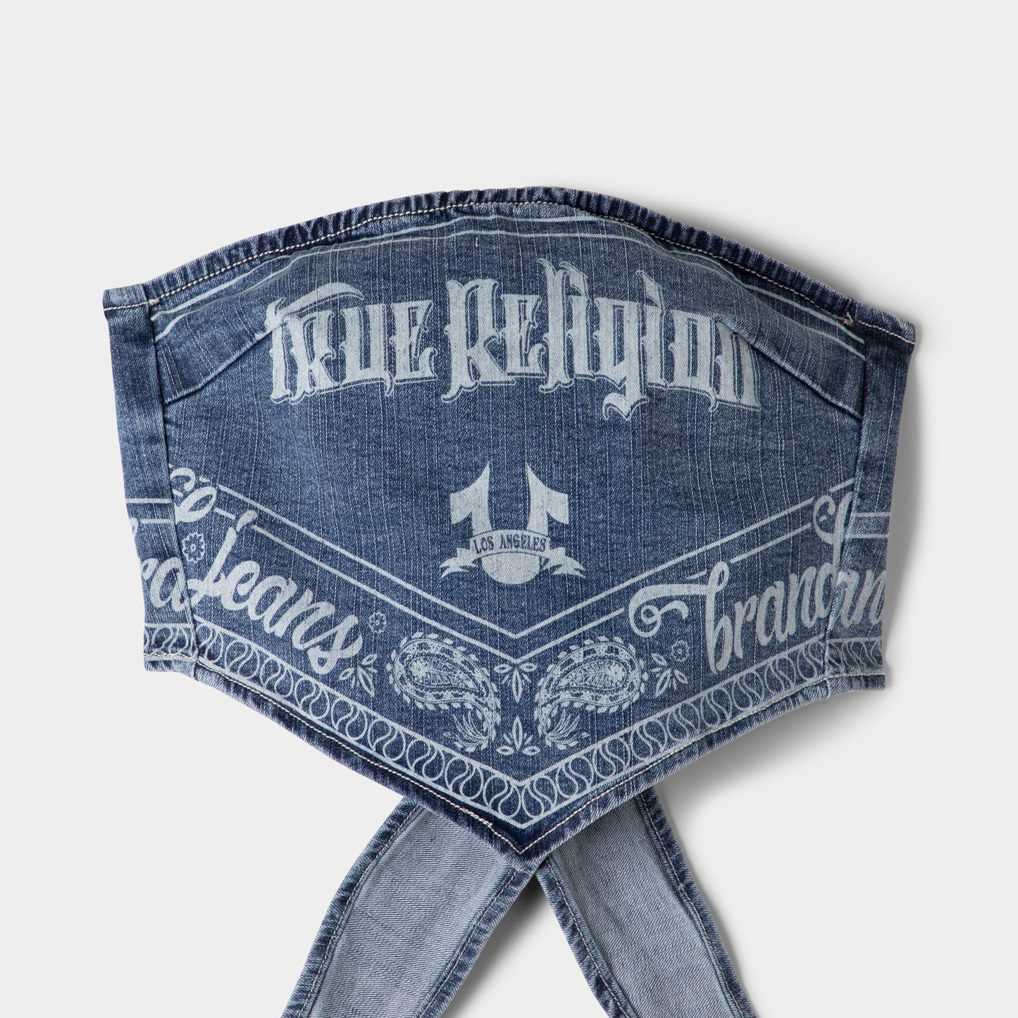 True Religion Haut foulard en Jean / Dérive de Venise