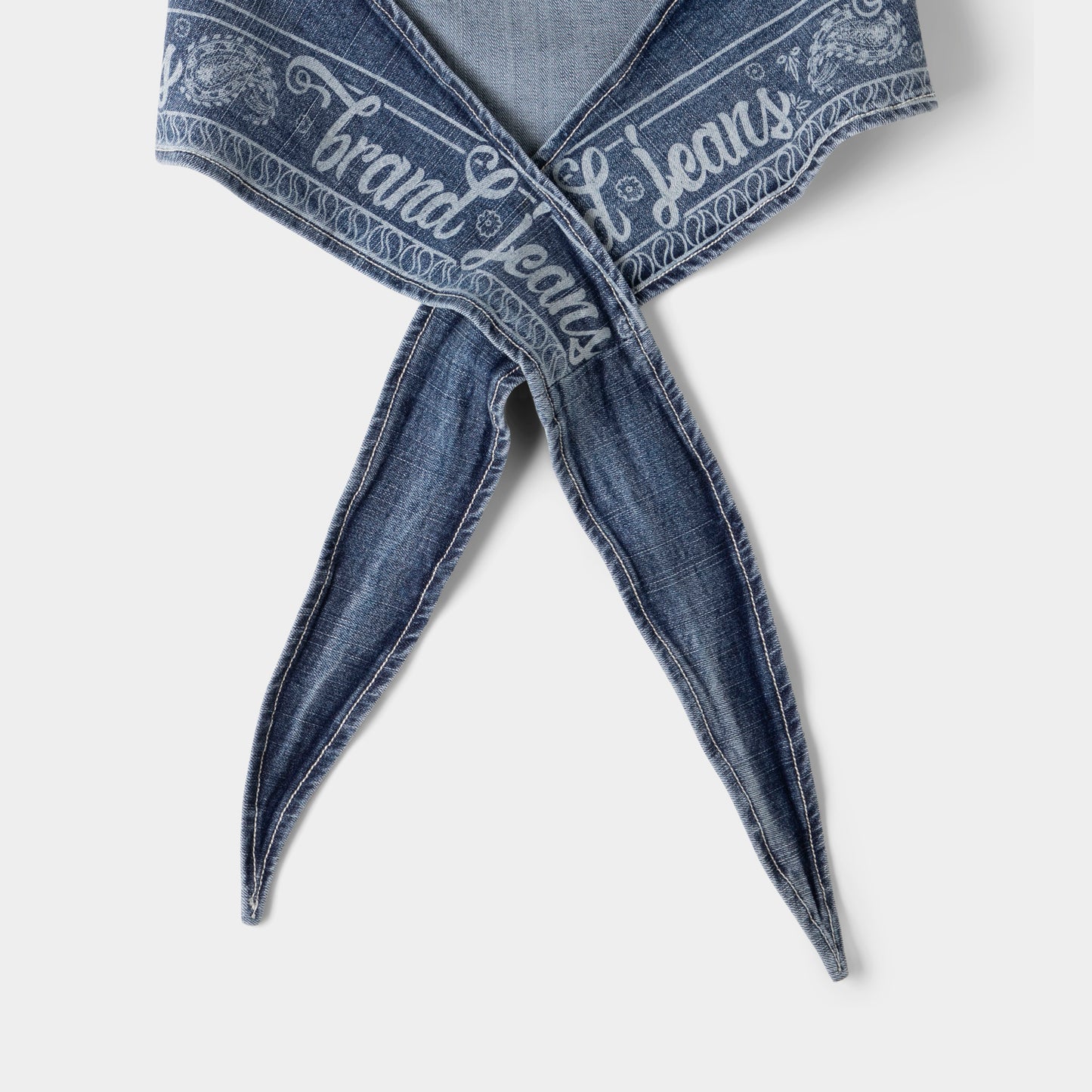 True Religion Haut foulard en Jean / Dérive de Venise